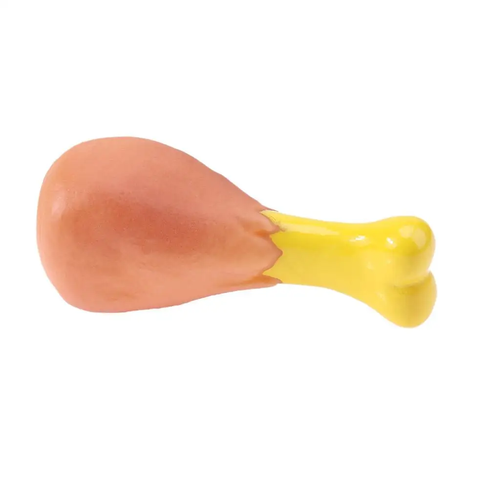 Pet Dog Toy Rubber Chicken Leg Puppy Sound Squeaker Chew Toys for Dogs Puppy Cat Interactive Pet Supplies Dog Products