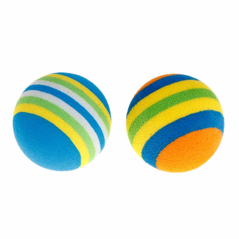 Title 1, 10Pcs Colorful Pet Ball Interactive Fetching Ca...