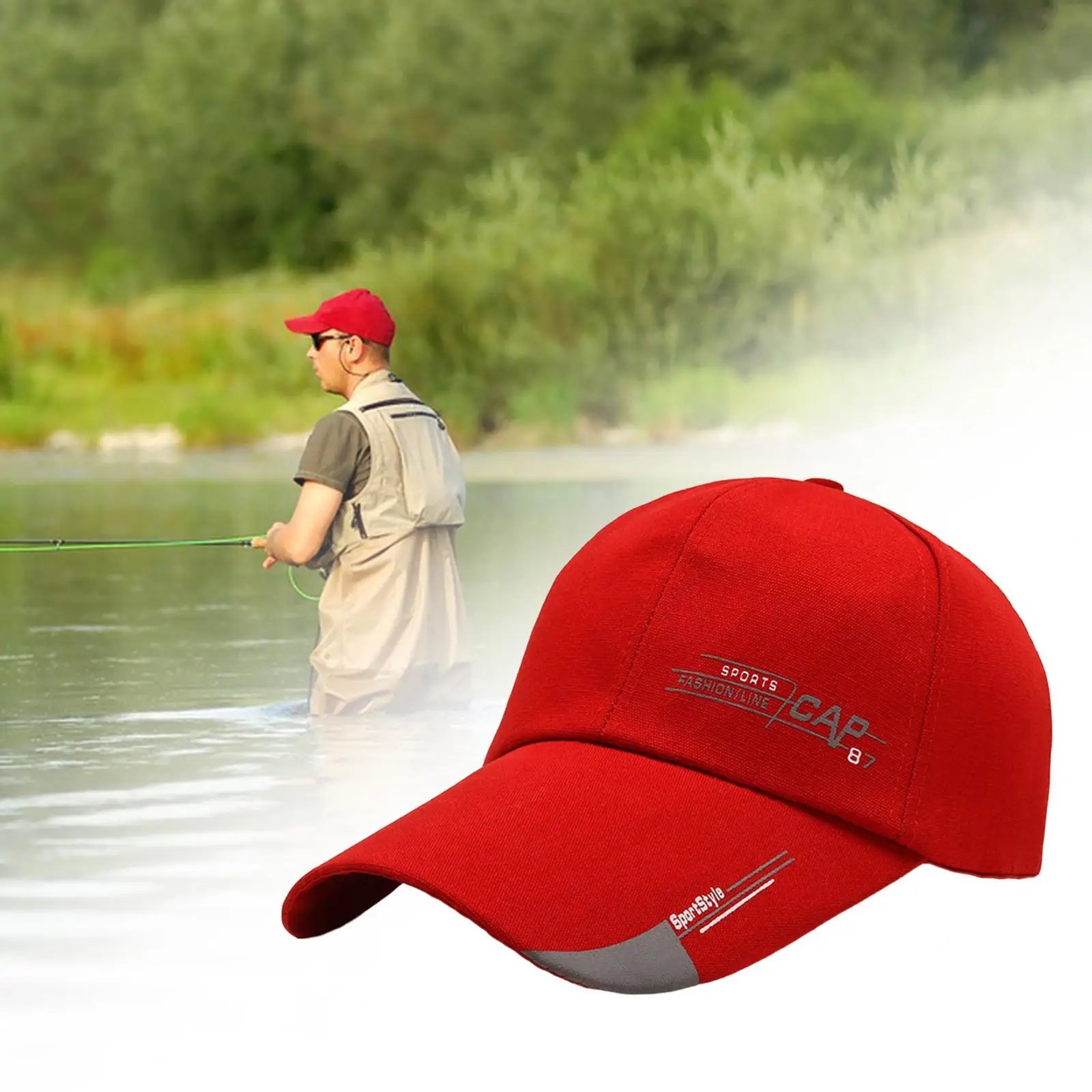 Baseball Hat Baseball Cap Adjustable Size Golf Hat for Running Camping Beach