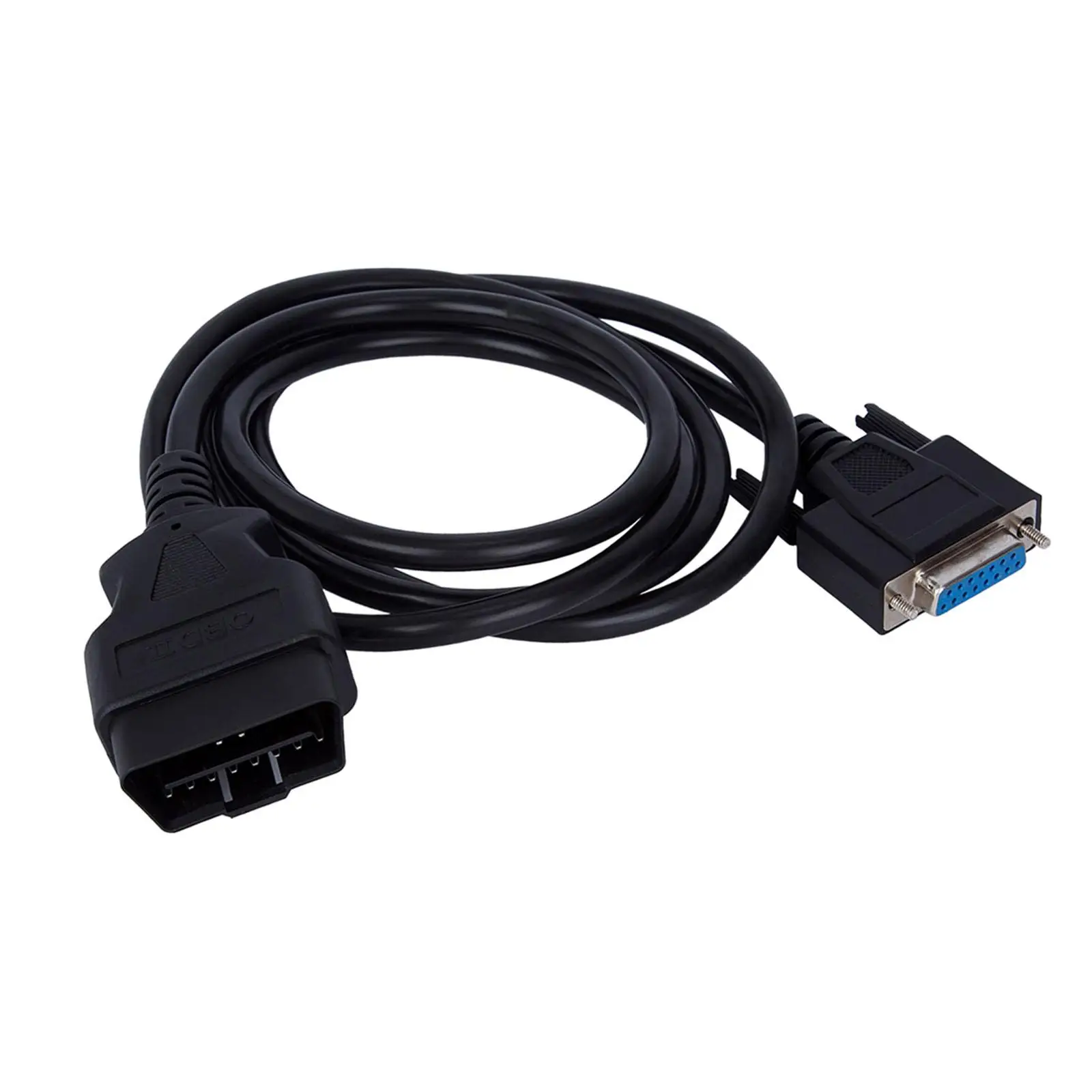 Auto OBD II OBD2 16 Pin Male to Female Extension Cable 155cm Converter Cable