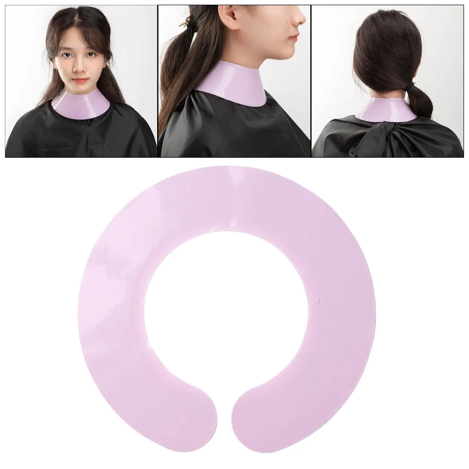 Professional Hair Cutting Collar Silicone Neck Shield Neck Wrap for Hair Dye Haircut Hairdressing for Adults Kids Neck Shawl