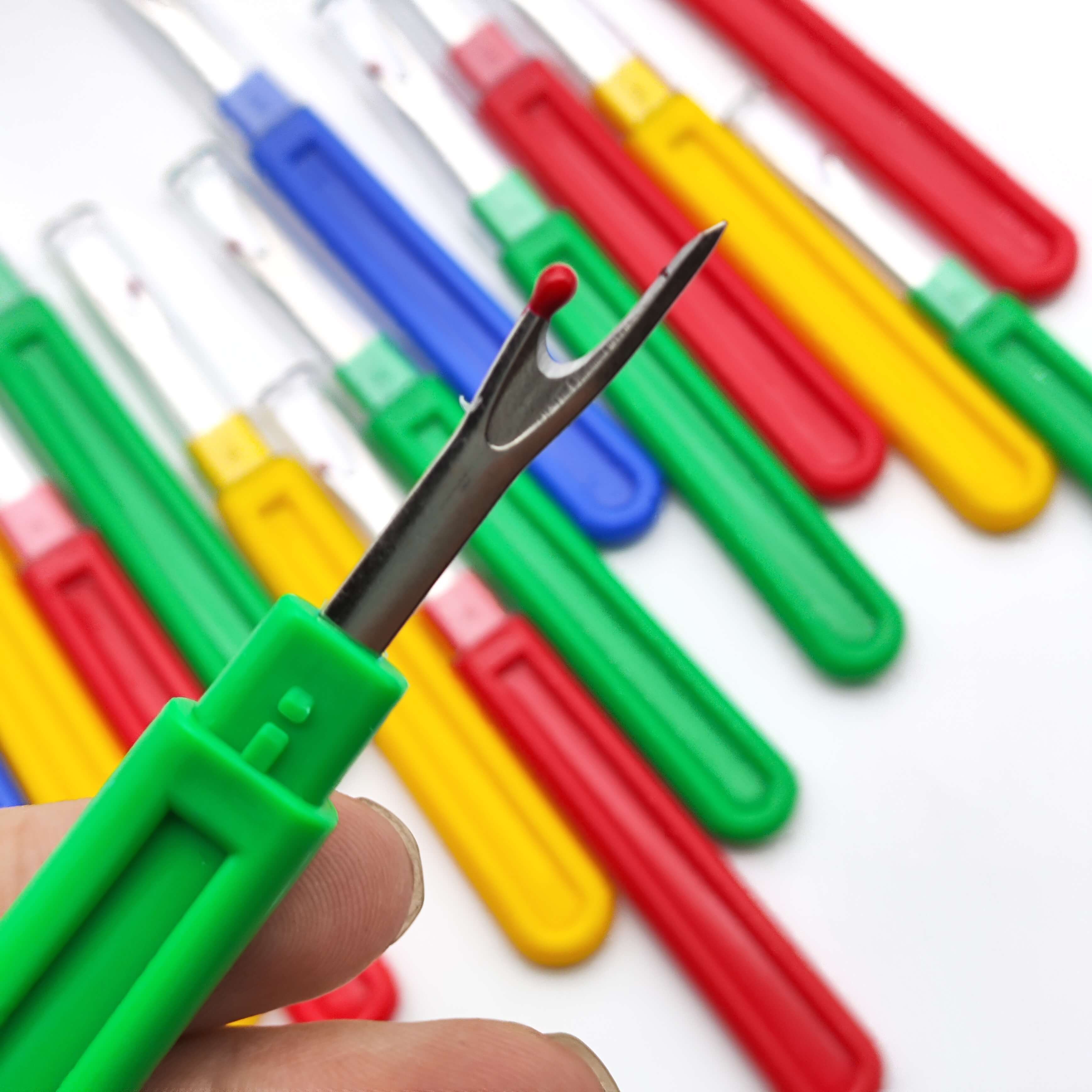 Description Picture 4 of item1/2/4/pcs Sewing Seam Rippers, Small Clothes Tag Remover Seam Rippers For Sewing Crafting Thread Removing