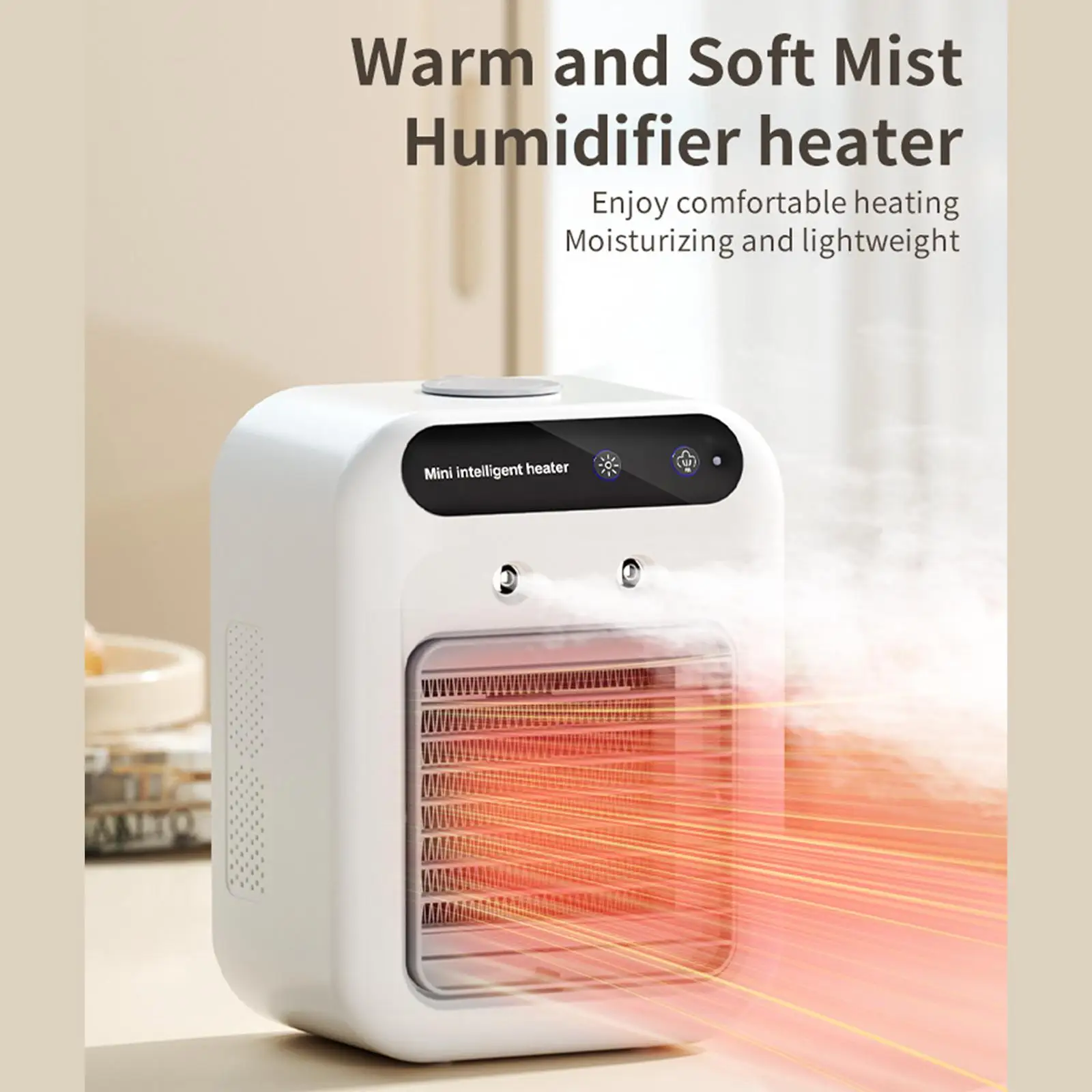 Heater Fan with Humidifier Household Space Heater for Home Winter Indoor Use