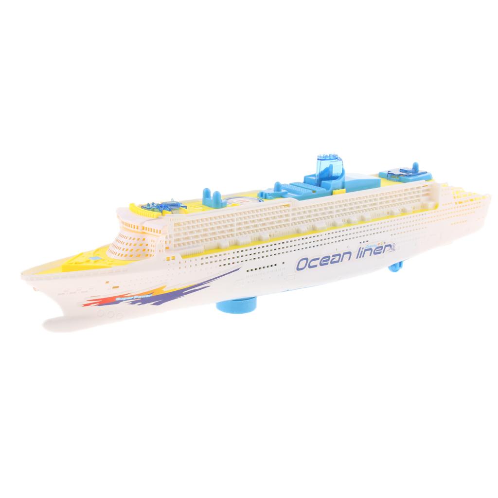 ELECTRIC  SHIP  LINER TOY with FLASHING LIGHTS SOUNDS EDUCATIONAL