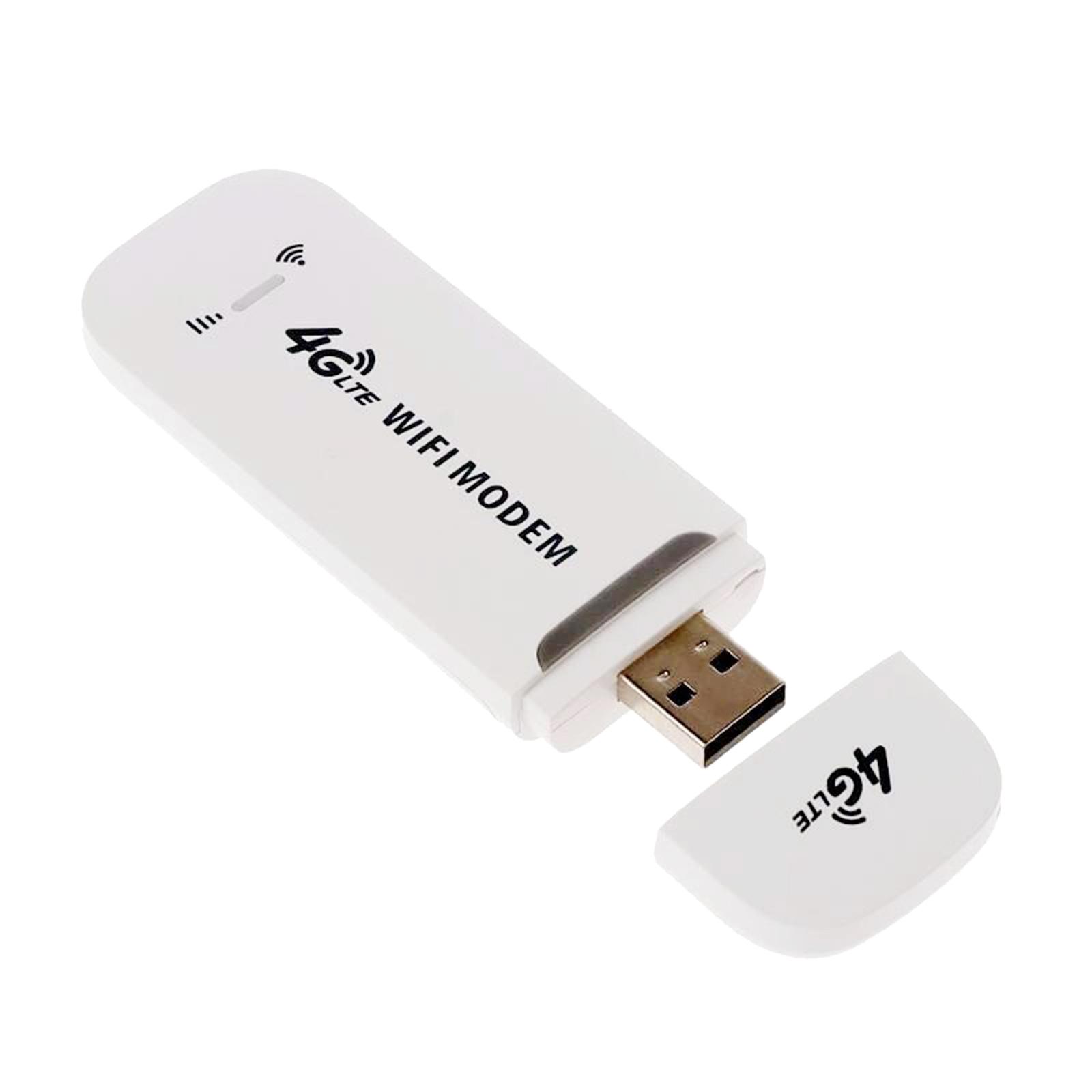 Unlocked 4G LTE USB Modem Dongle Stick Mobile Broadband WiFi Hotspot Sim Card Wireless Router Stick Network Adapter for Desktop