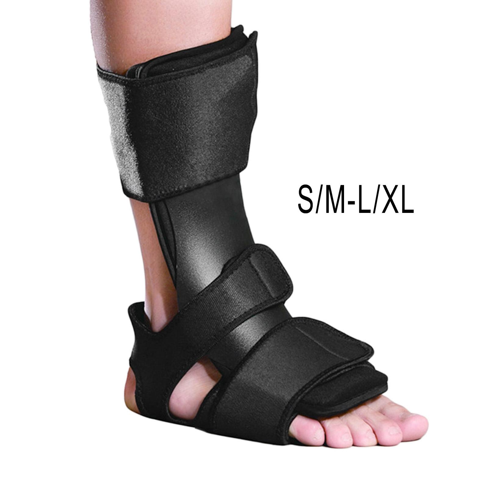 Plantar Fasciitis Night Splint Comfort Dorsal Straps Adjustable Foot Drop Brace for Arch Foot Left or Right Foot Women and Men
