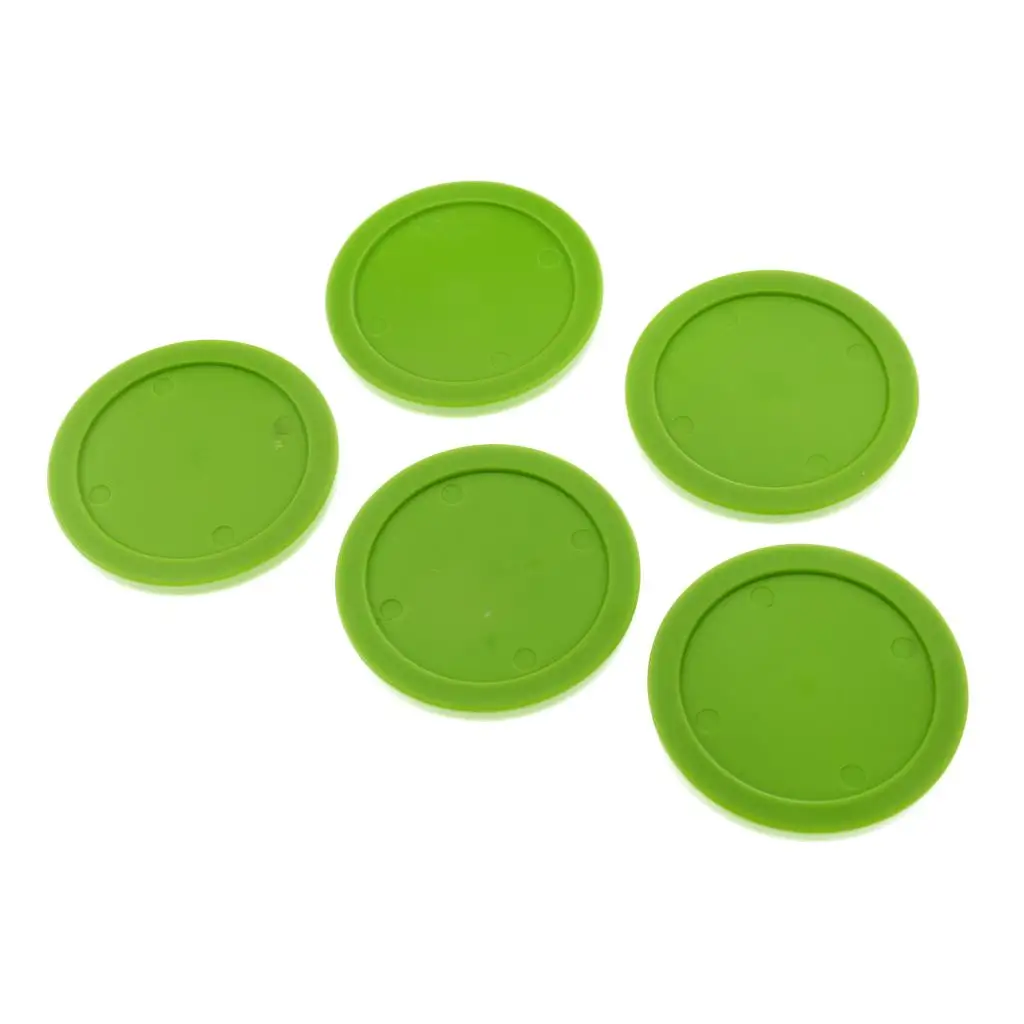 4X 5 Pieces 62mm Air Hockey Replacement Pucks for Full Size Air Hockey Tables