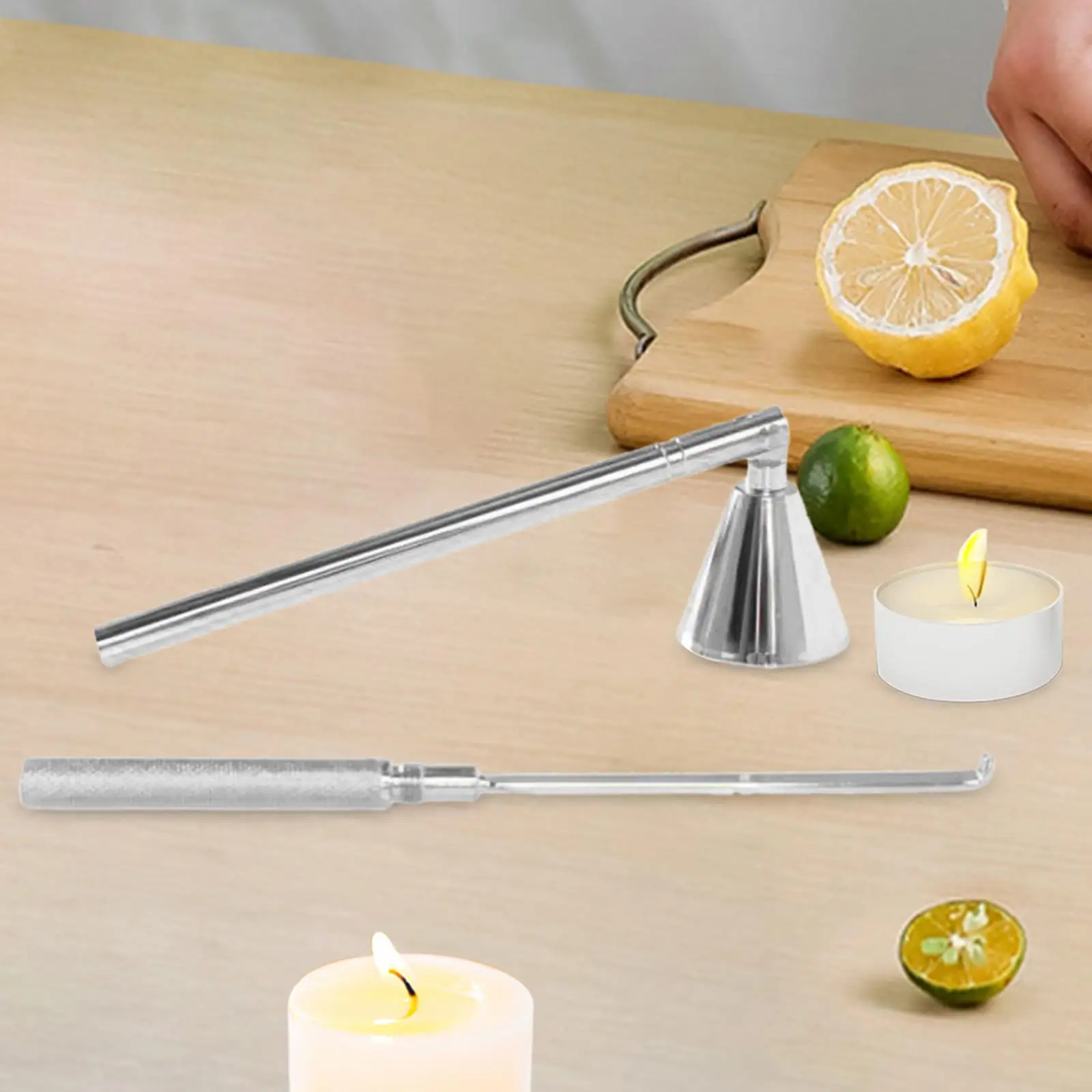 Candle Snuffer Candle Wick Hook Candle Care Tools Candle Accessories Candle Wick Cover for Tea Light Candle Home DIY Gifts