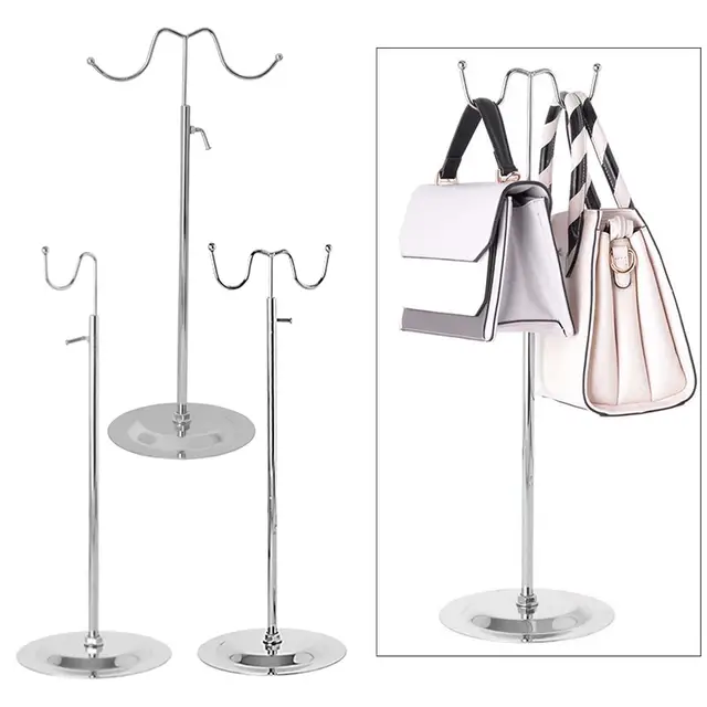 Spiral Purse Display Tree Our Spiral Purse Tree is the perfect display for  purses or handbags. It is available … | Purse display, Handbag display,  Fashion displays