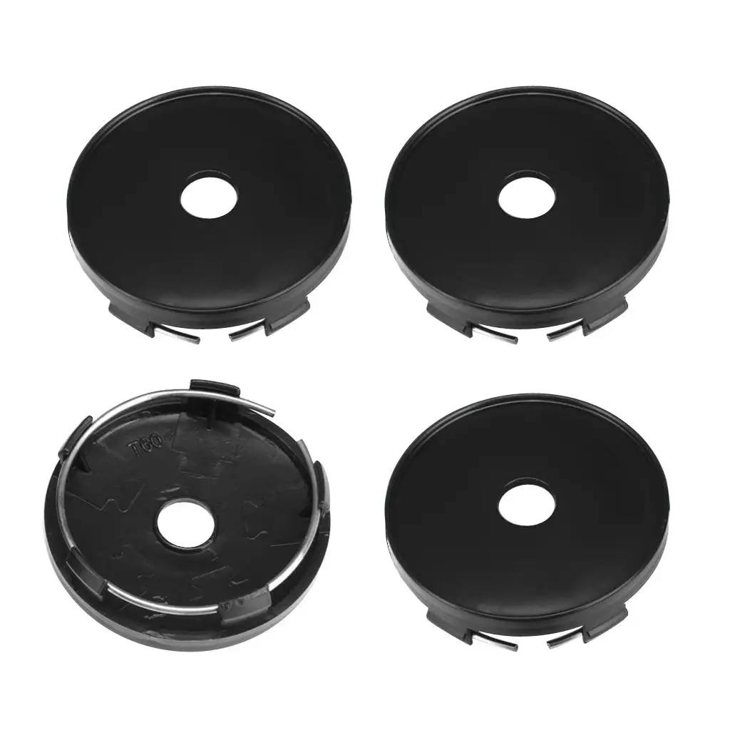 4 Pieces 60mmx56mm Wheel Center Caps Center Hub Covers for Universal car