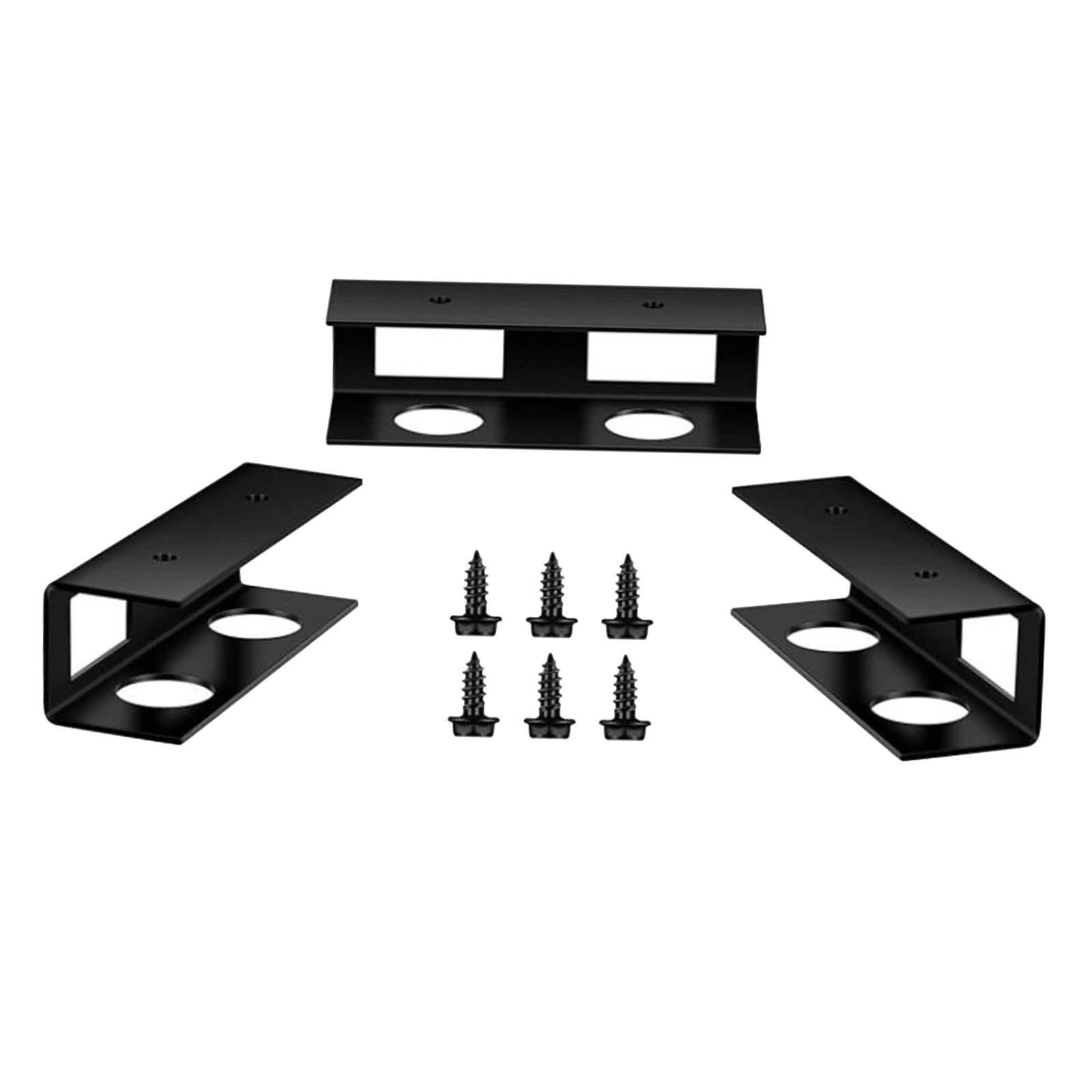 3x under Desk Laptop Mount Bracket Keyboard Storage under Table Shelf with Screw Heavy Duty Notebook Bracket Laptop Holder Mount