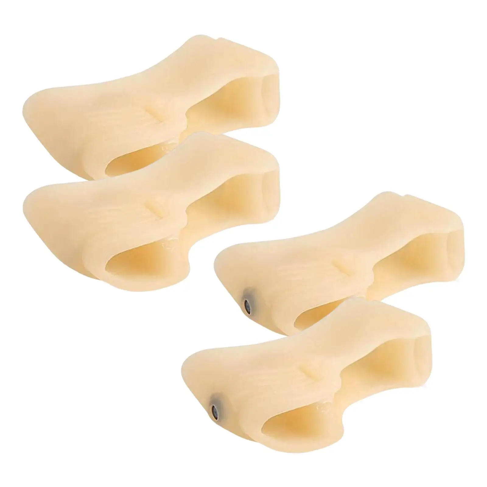 Set of 2 Toe Separators Gel Spreader for Men Women Breathable Material Bunion Splint Unisex Wear Lightweight Protective