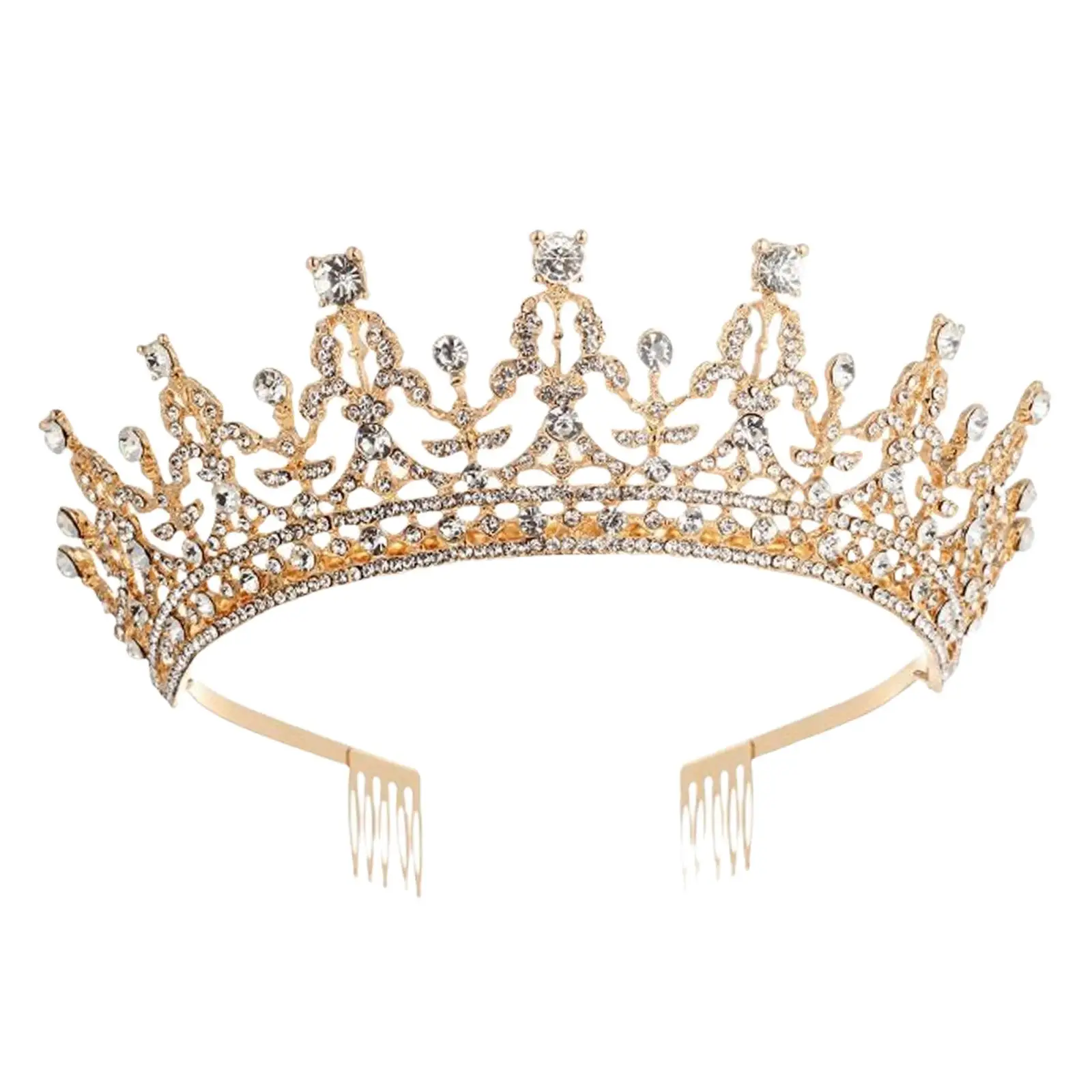Crown Elegant for Girls Bridal Hair Accessories for Christmas Costume Halloween Cosplay