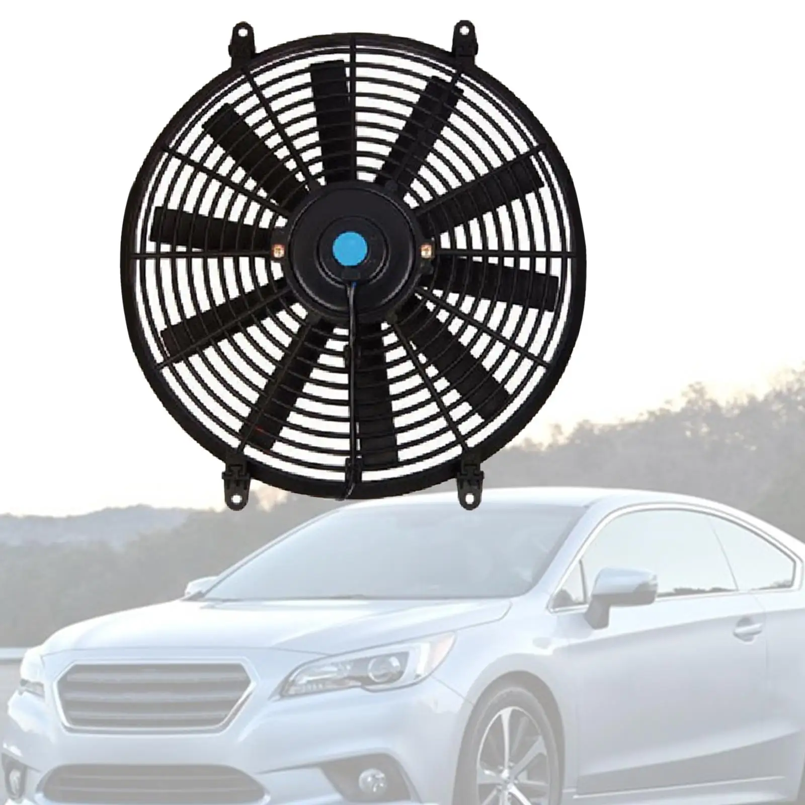 Car Cooling Fan Water Tank Heat Dissipation Fan for Auto Replaces