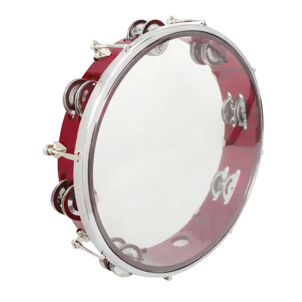 10-inch Tambourine Drum Adults/ Children Musical Instruments Educational Toy