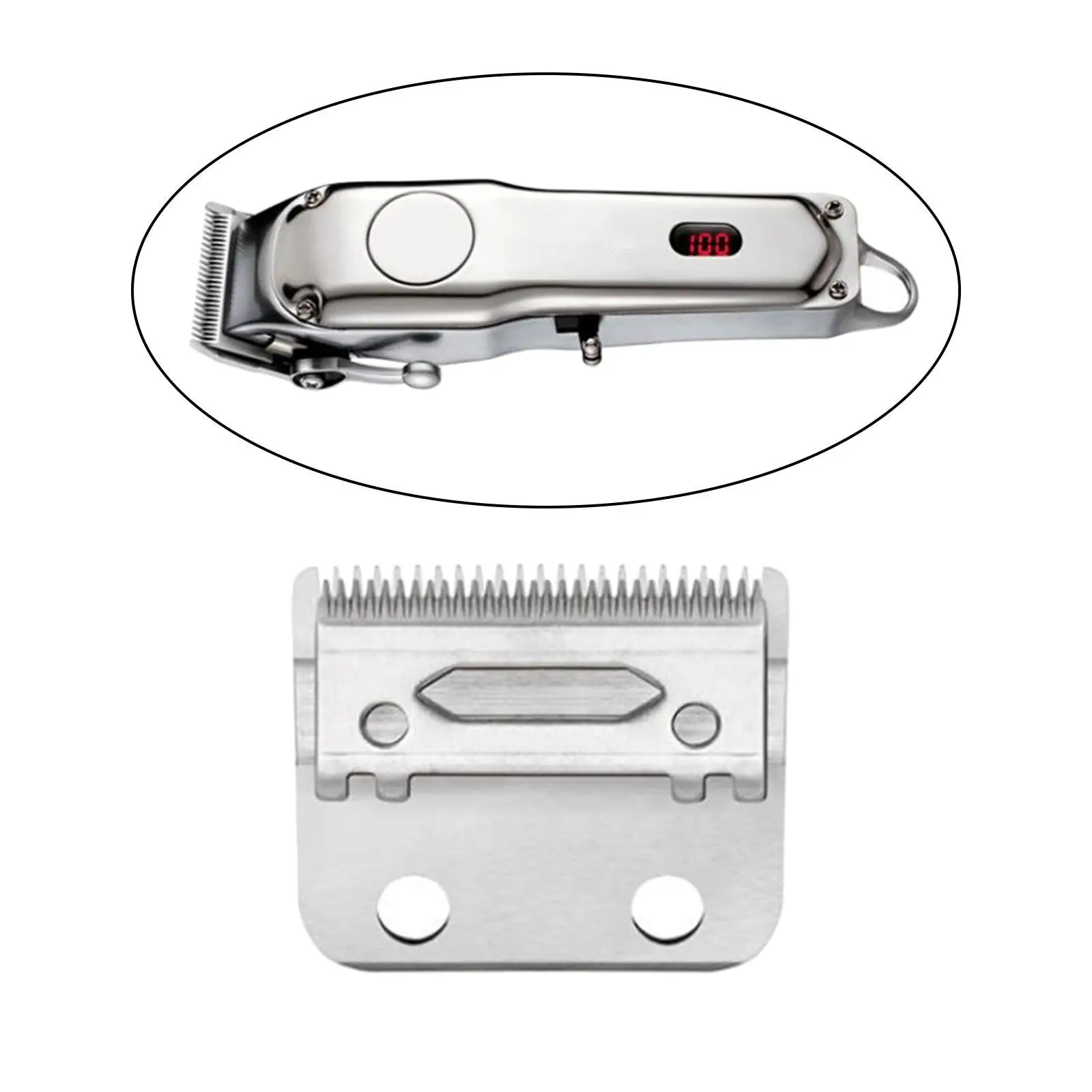 Stainless Steel  Clipper Blade, Cutter blade,  for Men Haircut Tool, 12mm Length