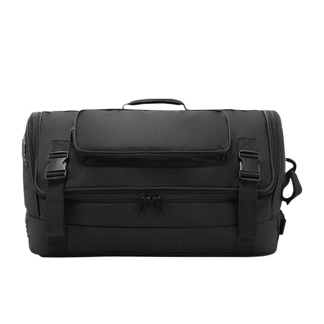 Borsa Per Altoparlante Con Tracolla - Custodia Trasporto Leggera, Nylon 600D, Tasche Laterali, Nero - Foto 6