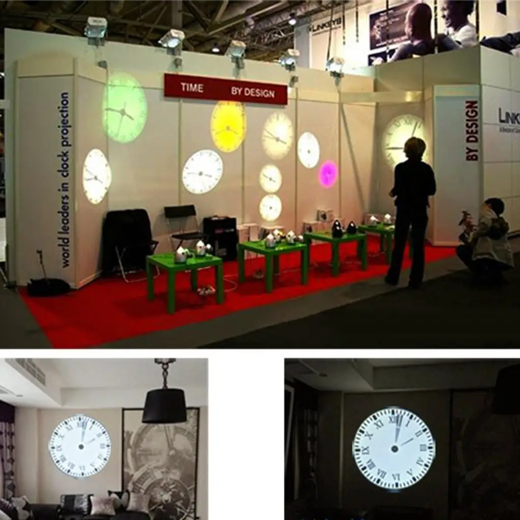Multi-functional LCD  ,  Clock Wall Decor, Large Time Number 
