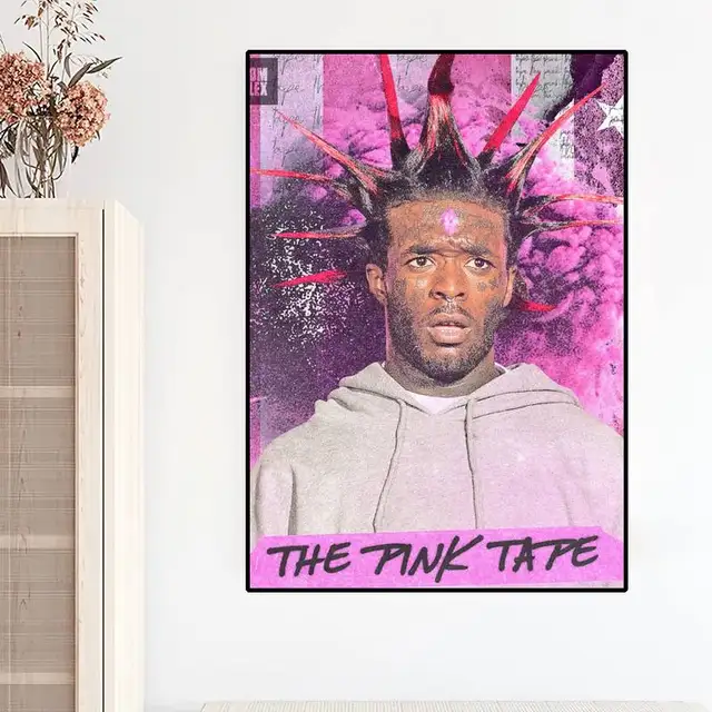 Official Lil Uzi Vert New Album Pink Tape Home Decor Poster Canvas -  Mugteeco
