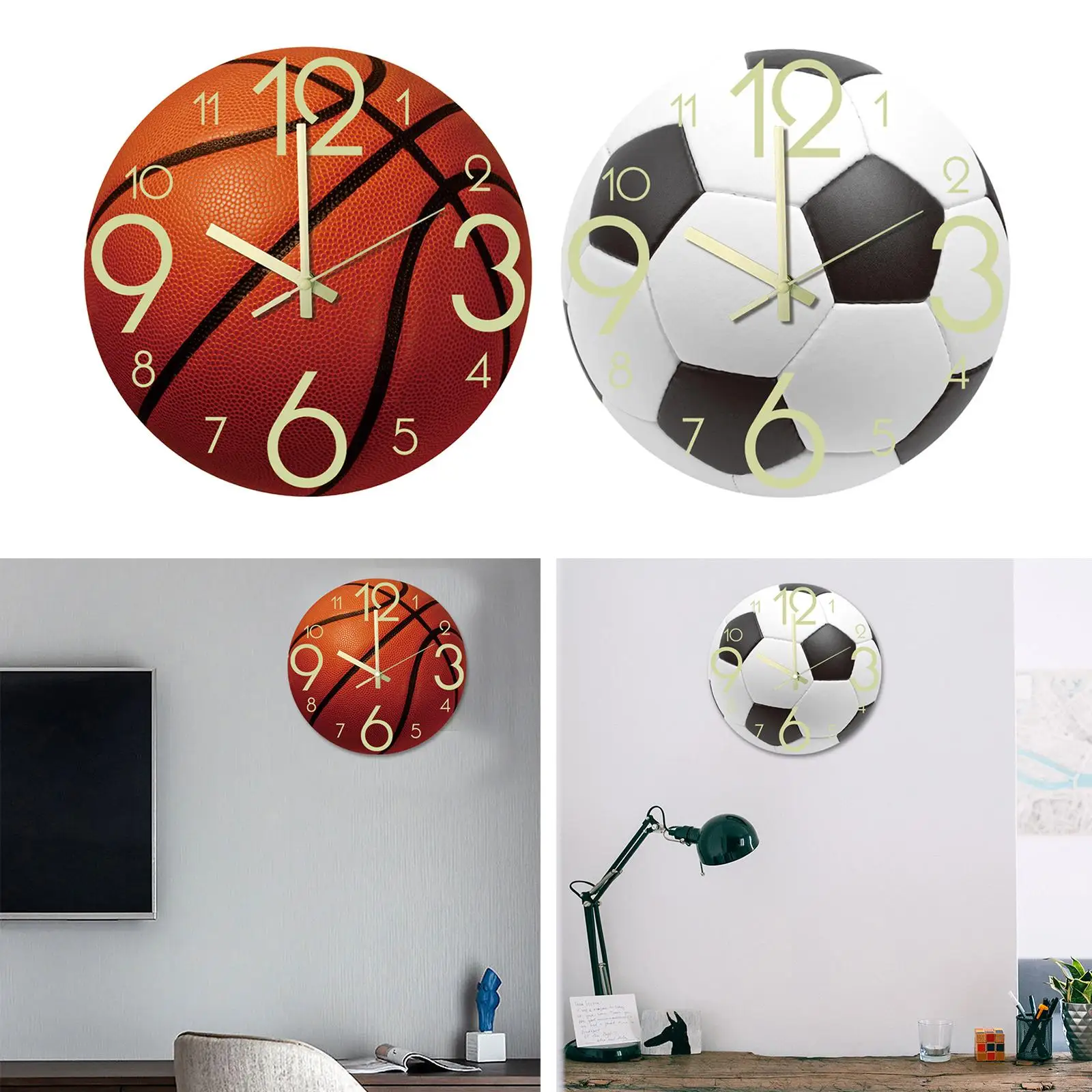 Acrylic 30cm Wall Clock Hanging Modern Hanging Watch Livingroom Bedroom Home Decor Study Room Restaurant Clocks Decor