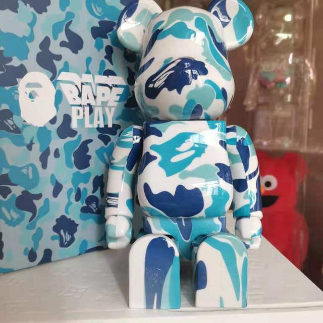 Bape X Bearbrick X Medicom Clock Broken Decorative Only shops Blue