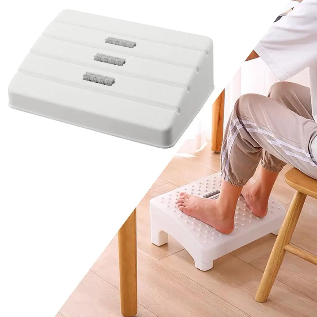 Household Footrest  Foot Fatigue Massage Pad  Work Travel Footrest Foot Pedal