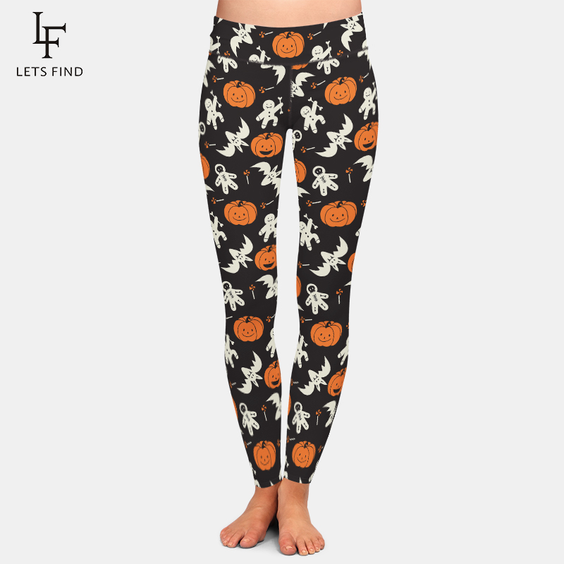 Estampa de Doces 3D Halloween, Leggings Sexy