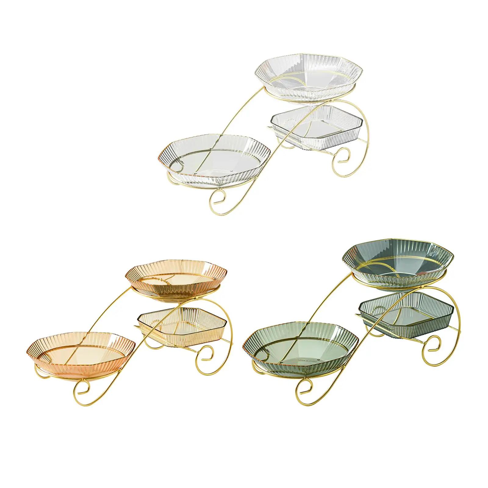 Dessert Dividing Plate Condiment Tray Storage Container Caddy Serving Platter for Wedding Caddy