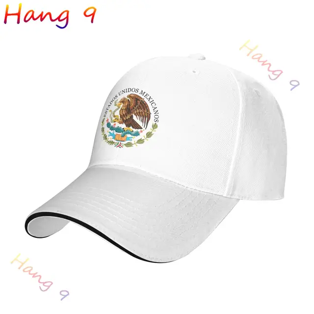 The Pride Mexican Flag Hat Men Women Glossy Detailed Custom Shield