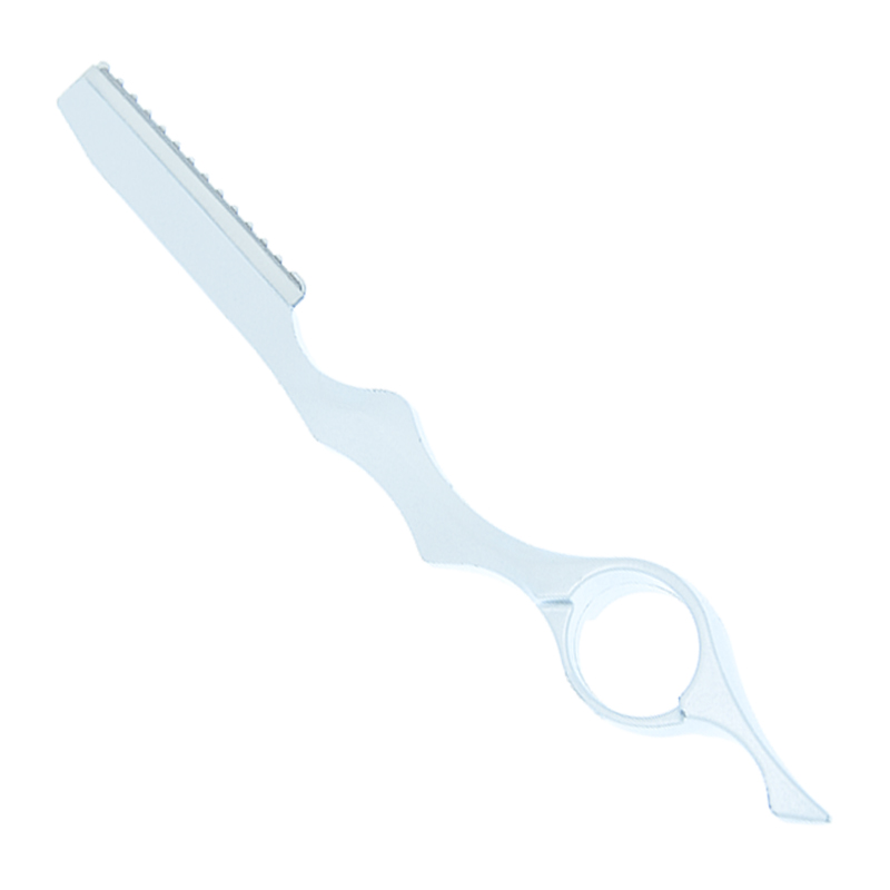 1Pcs Haar Ausdünnung Rasierer Mit Klinge Professionelle Luftfahrt Aluminium Salon Barber Rasierklingen Friseur Cutter Messer C0001A – Detail 5