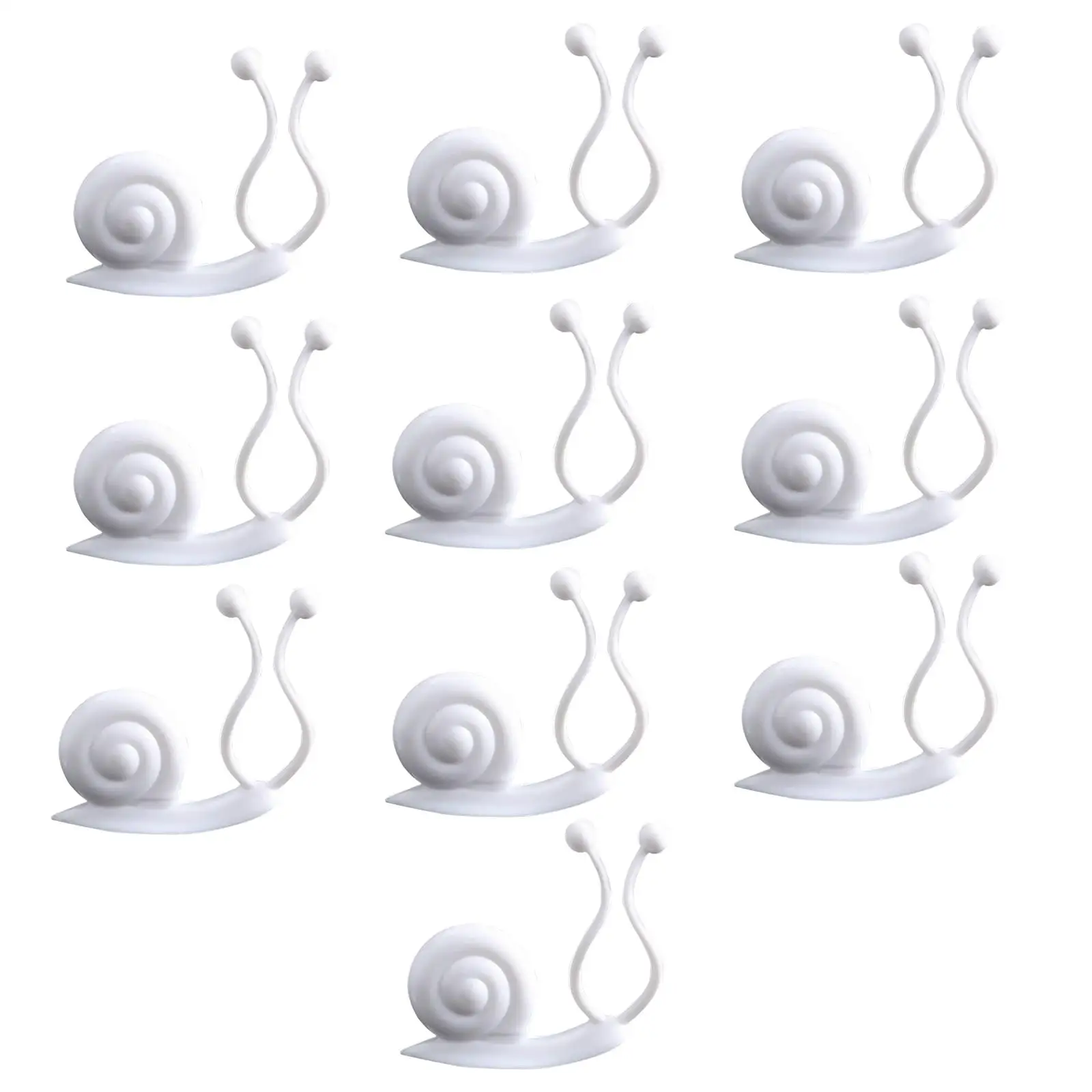 10Pcs Plant Climbing Wall Fixture Clips Decor for Gardening Plants Home