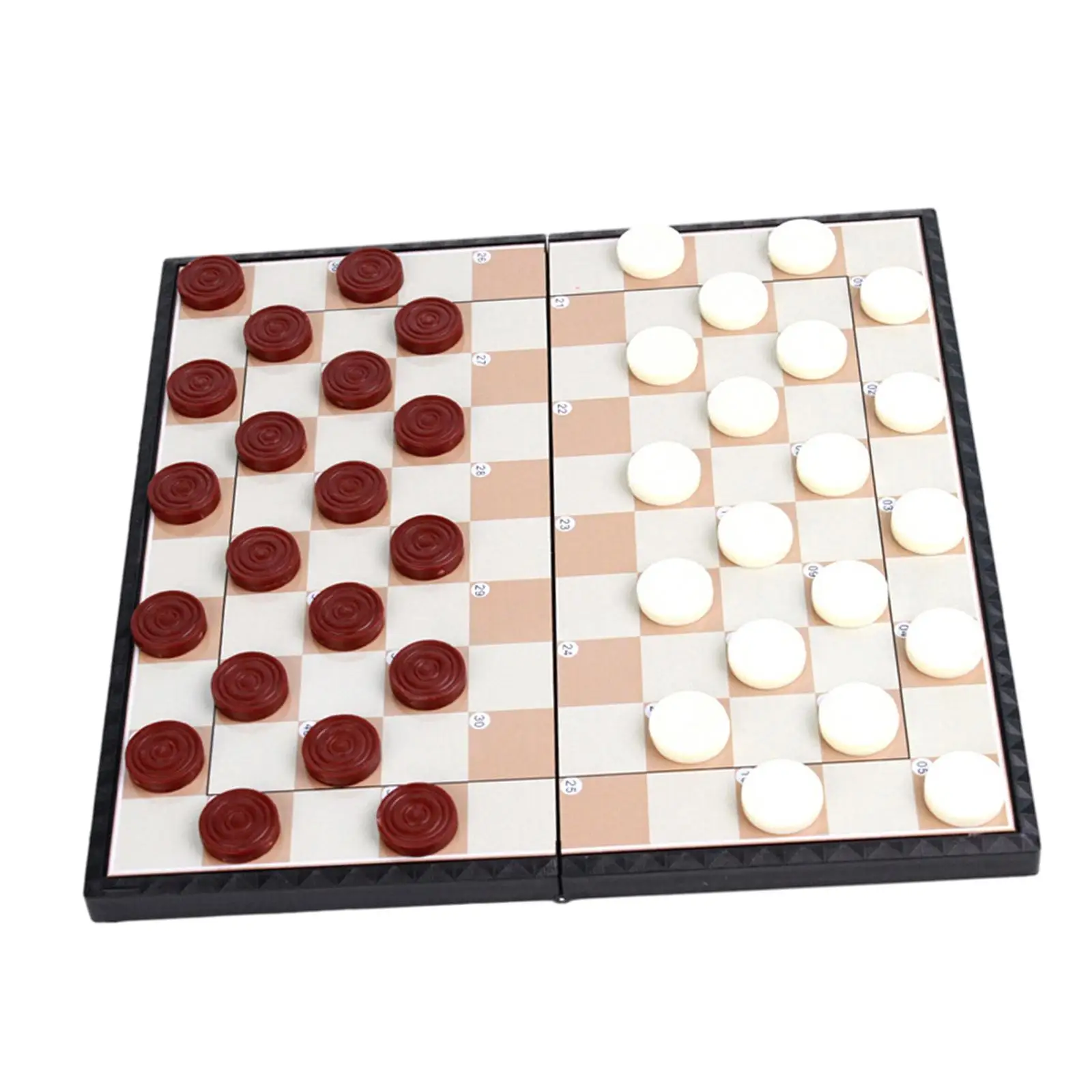 High quality Checkers Board Game Set Educational Toys Traditional for Kids