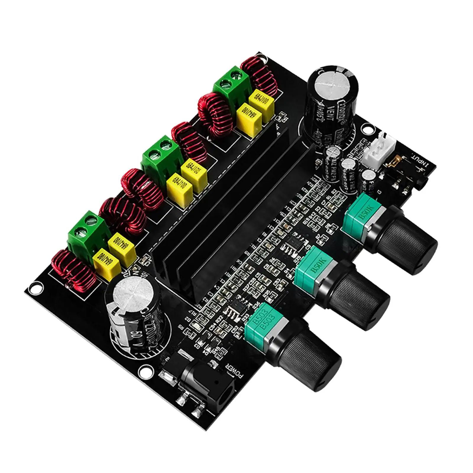 80Wx2+100W Digital Power Audio Amplifier Board TPA3116D2*2 Audio Stereo 12-26V Amp Module for Car Speakers Home Audio