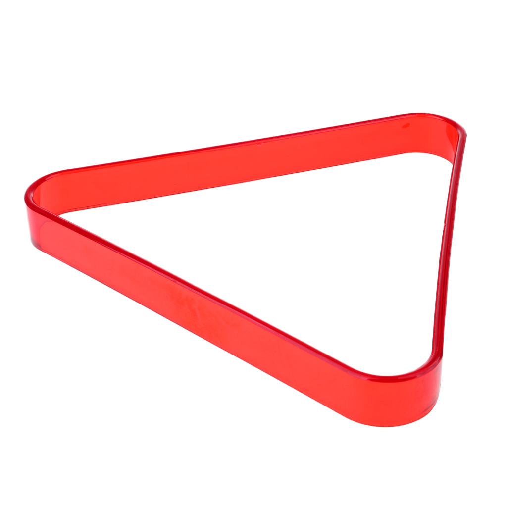Plastic 8-Ball Billiard / Pool Table Triangle Rack Provides a Durable and Stylish Addition to Your Game Room Plastic 8-Ball Billiard / Pool Table Triangle Rack Provides a Durable and Stylish Addition to Your Game Room