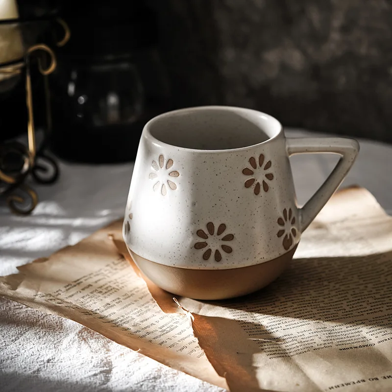 Handmade Coffee Cup, Grande capacidade, Leite Tea