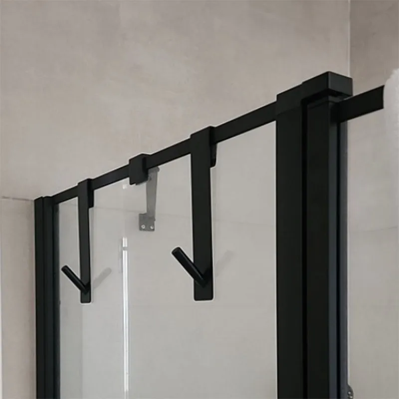 Description Picture 2 of item1/2/3PCS Stainless Steel Hooks for Shower Door Behind Door Towel Rack S Shape Bathrobe Rack Towel Hooks Bathroom Accessories