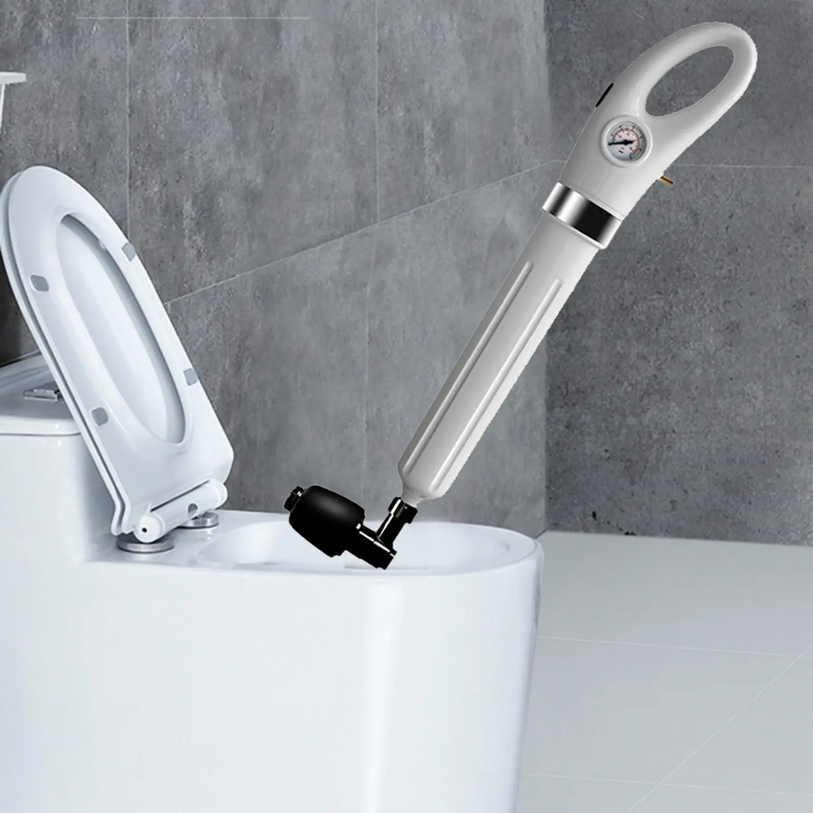 Toilet Pressure Inflator Plunger Pump Tool for Bathtub Shower