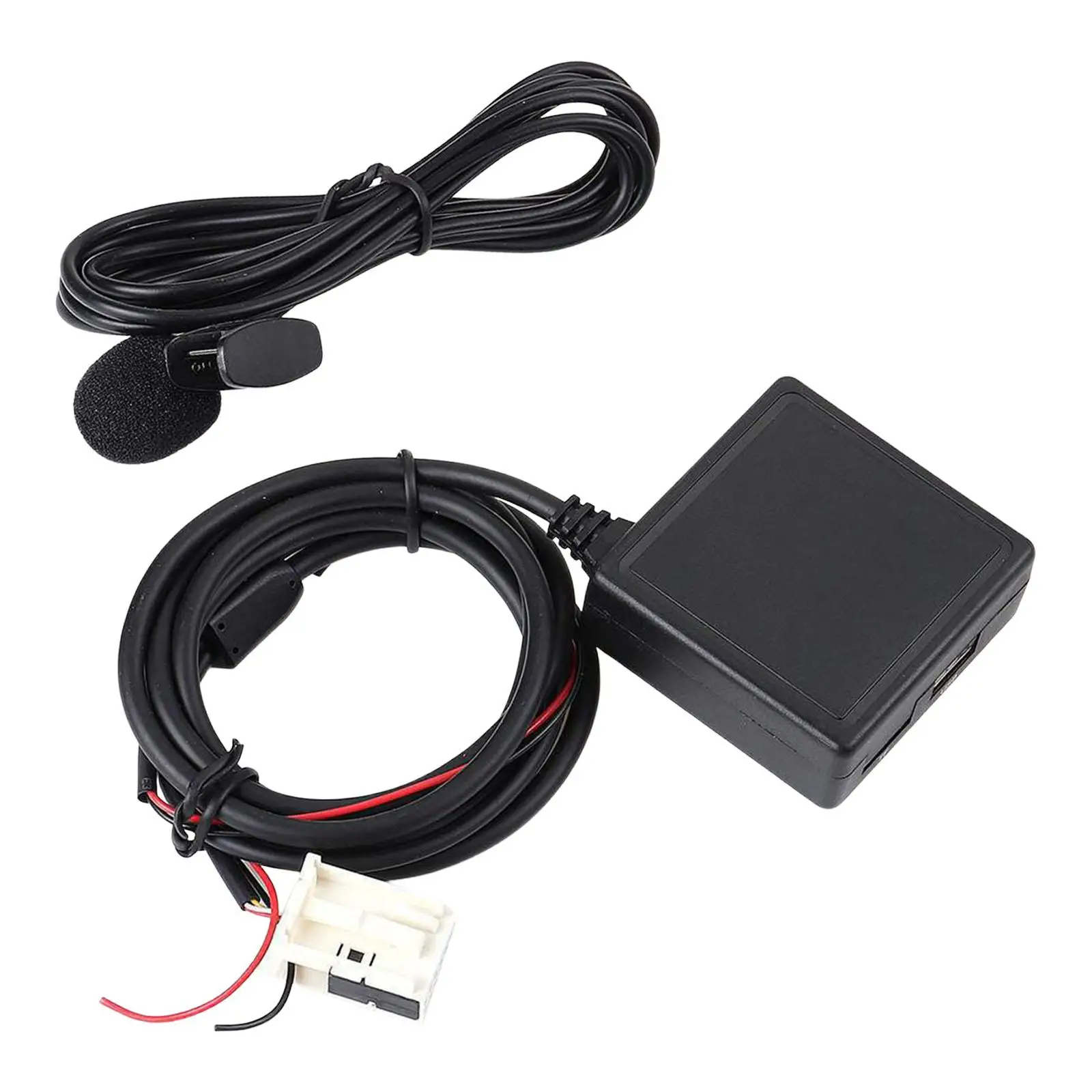 Car AUX Adaptor Cable with Mic Support TF Card for E90 E91 E92