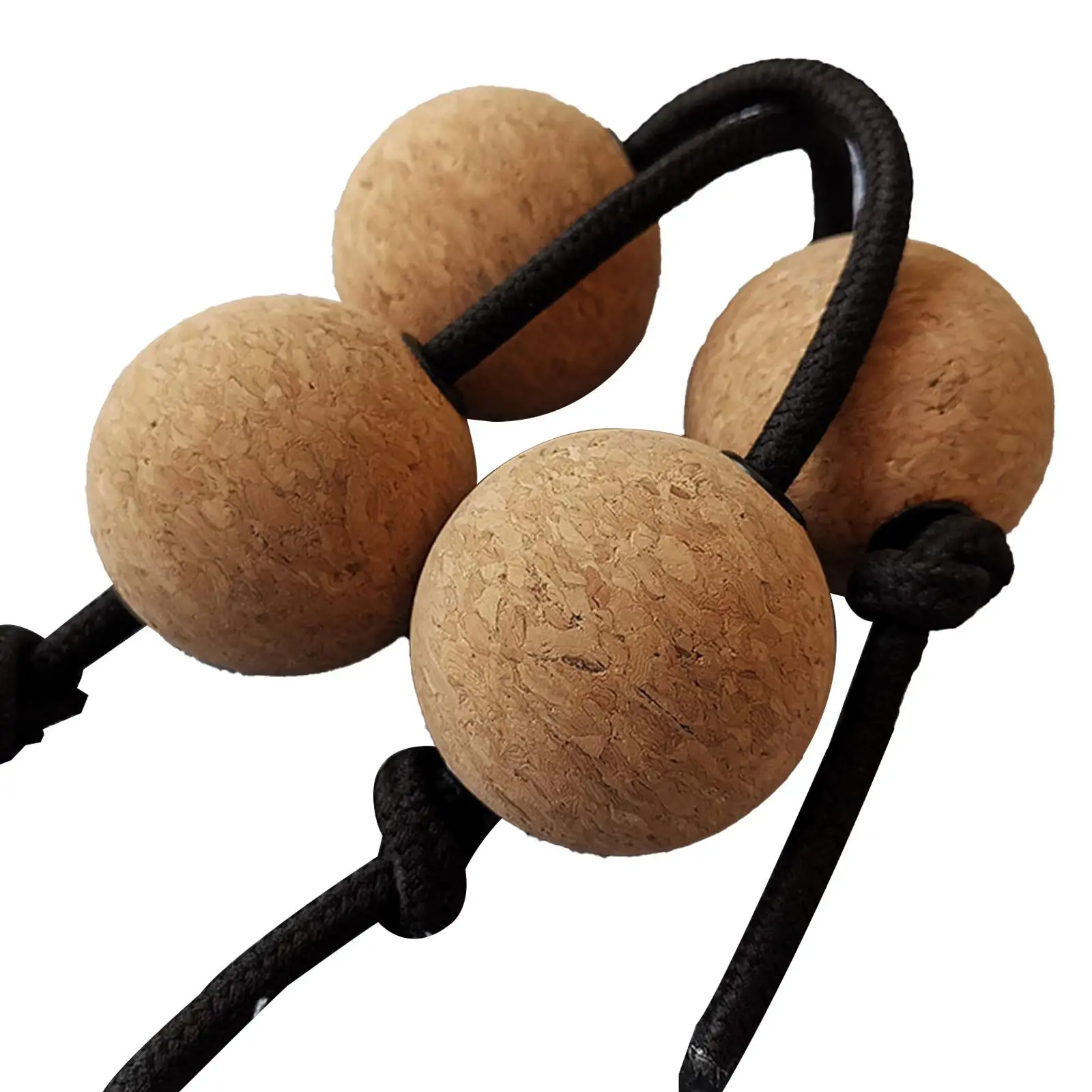Rhythmic Sand Balls Music Eggs Double Gourd African Shaker Rattle for Unisex