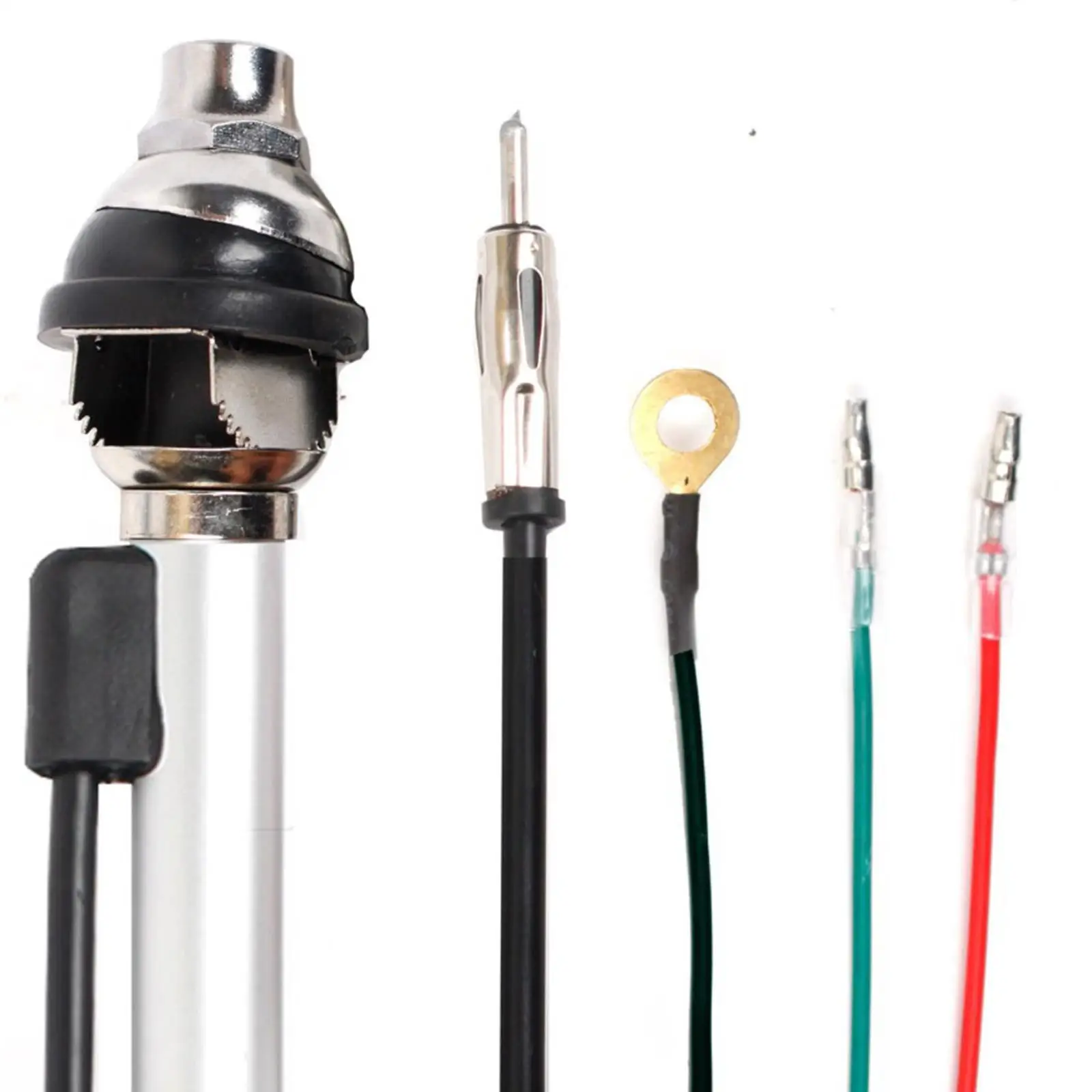 Car Antenna Heavy Duty Adapter Telescopic Extension Flexible Electric Universal