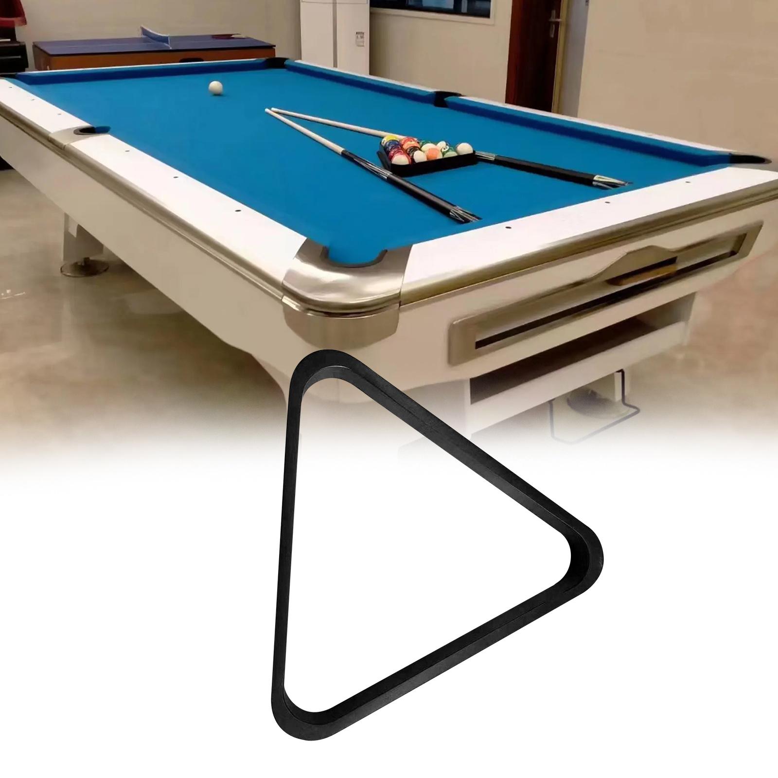 Wood Billiard Triangle Ball Rack Pool Rack Table Pool Ball Rack for 2inch Pool Balls Professional Beginners Indoor Game Practice