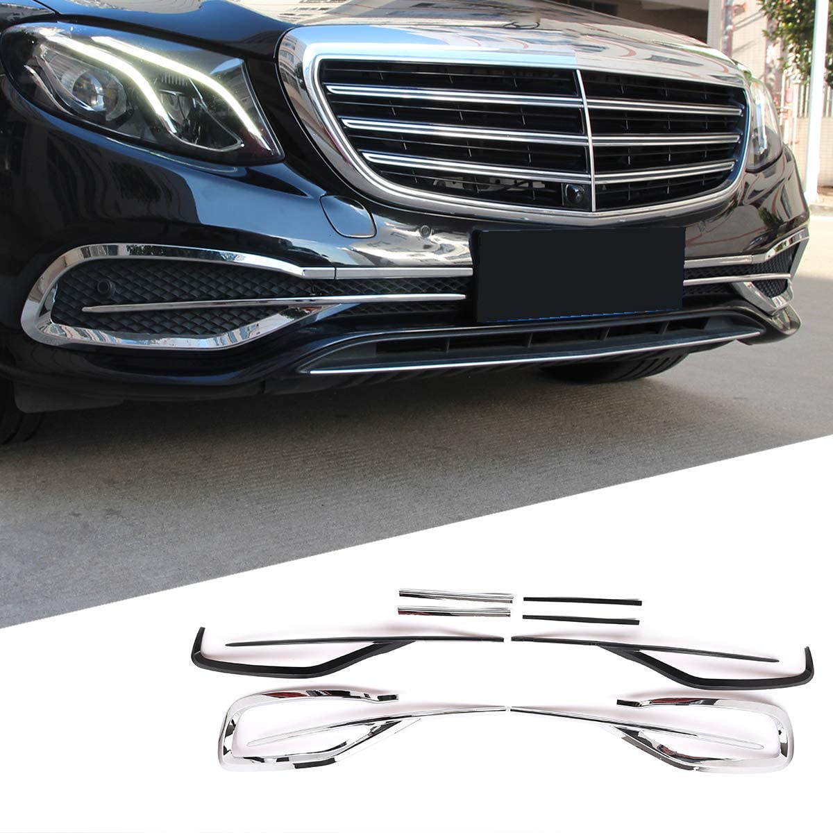 Передний бампер в стиле Maybach для Mercedes Benz E Class W213 (16-19) |  AliExpress