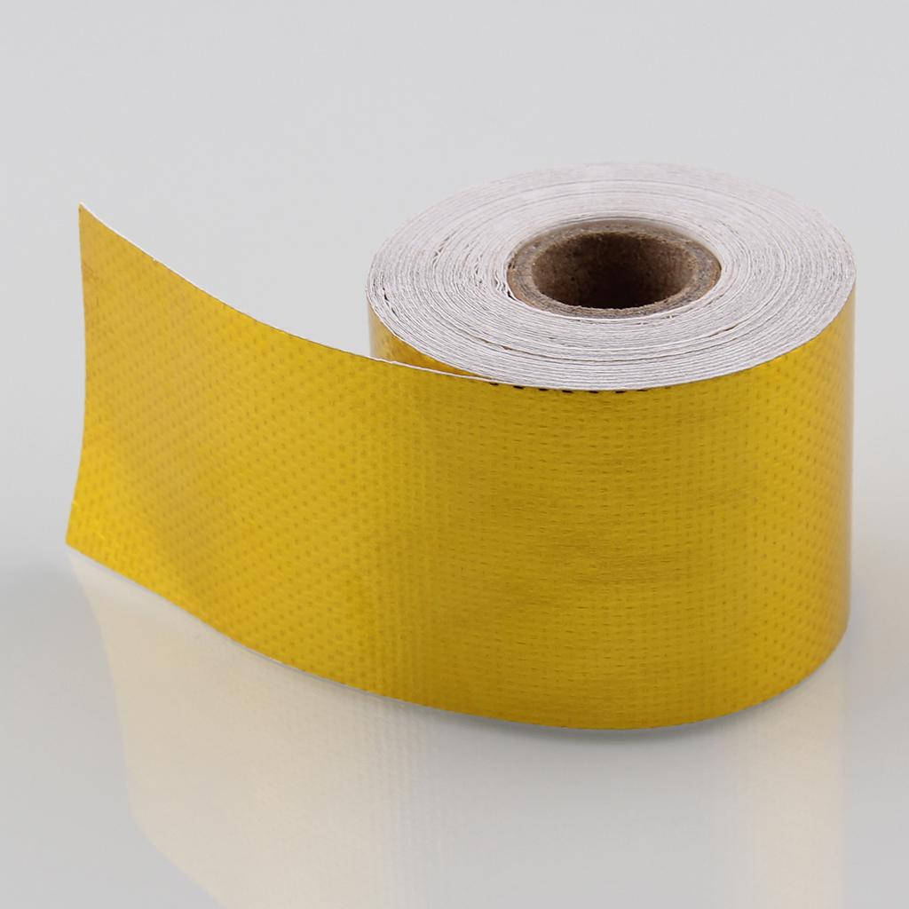 Reflective Heat Shield Adhesive Manifold Wrap Tape Reflect Gold 2`x33`