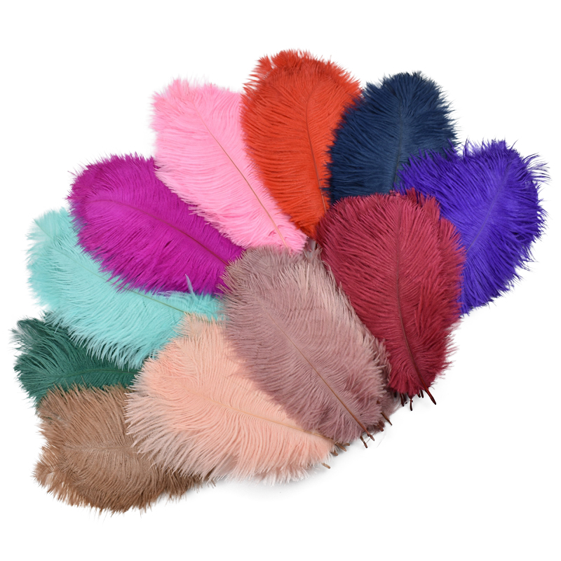Description Picture 5 of item10Pcs Ostrich Feathers for Decoration 20-25CM DIY Table Centerpiece Carnival Feather Party Wedding Handicraft Accessories Decor