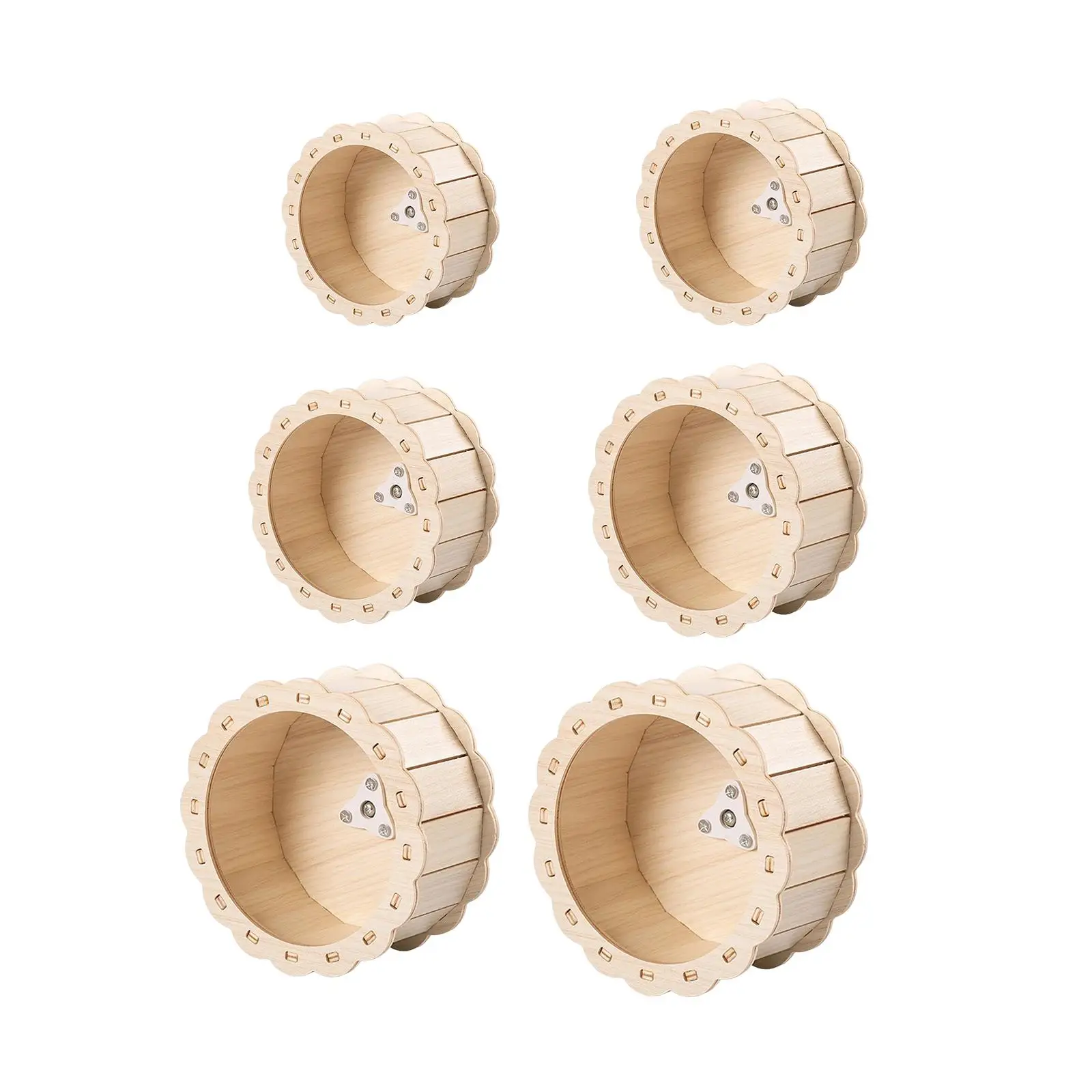 Treadmill Quiet for Cage Hamster Toys Exercise Wheel Hamster Wooden Running Wheel for Mice Kitty Hedgehog Rat Dwarf Hamster