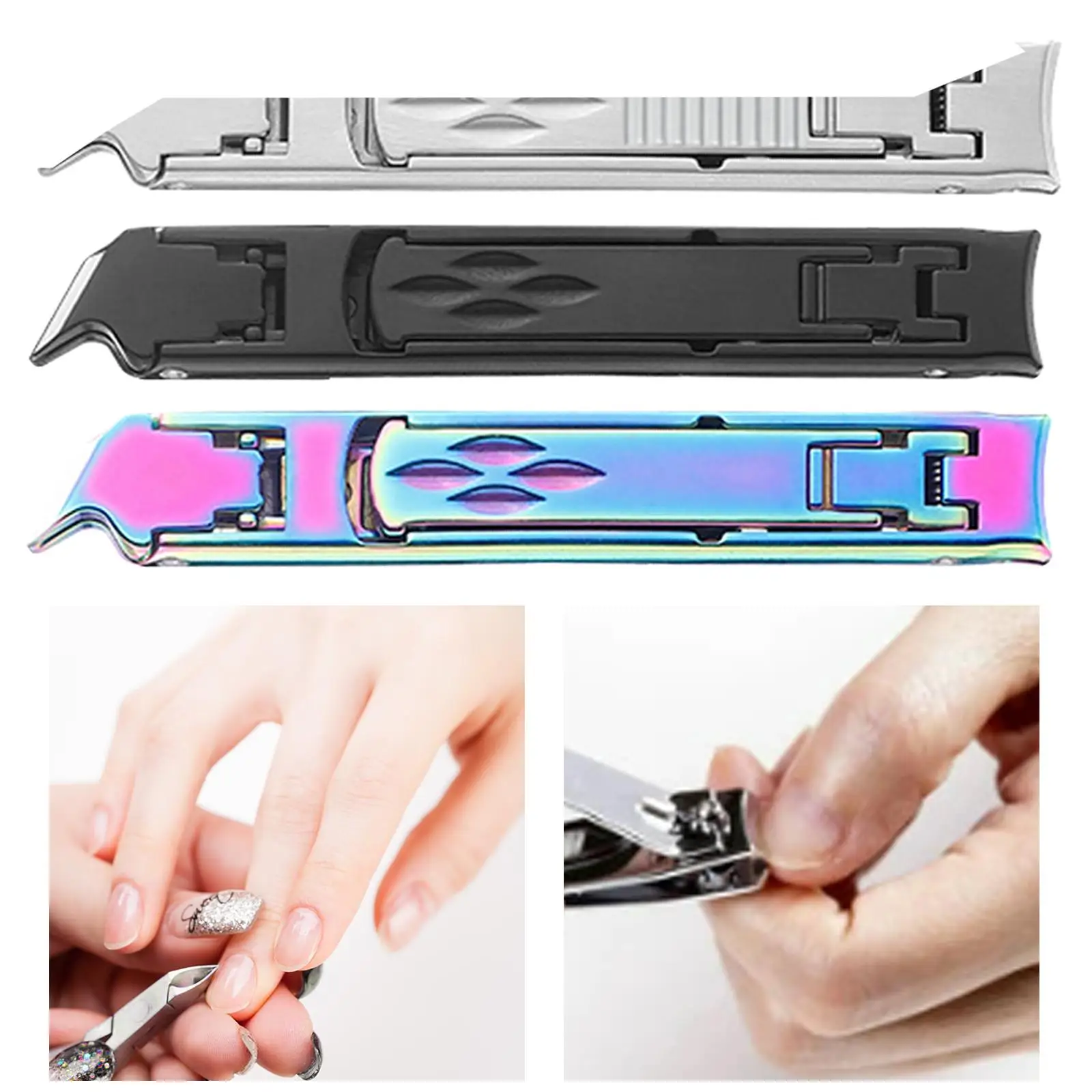 Nail Double-Headed Pliers Manicure Thin for Home Use Men Women