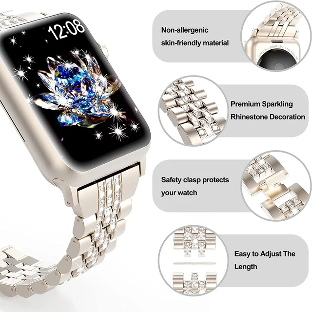 Fashion INS Pyramid Strap For Apple Watch Ultra 49mm iWatch Series