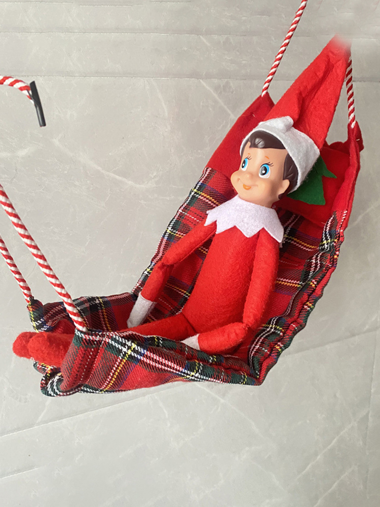 11 Accessoires Pour Poupée Elfe De Noël – Vêtements, Hamac, Coussin, Idée Déco Lutin - 8