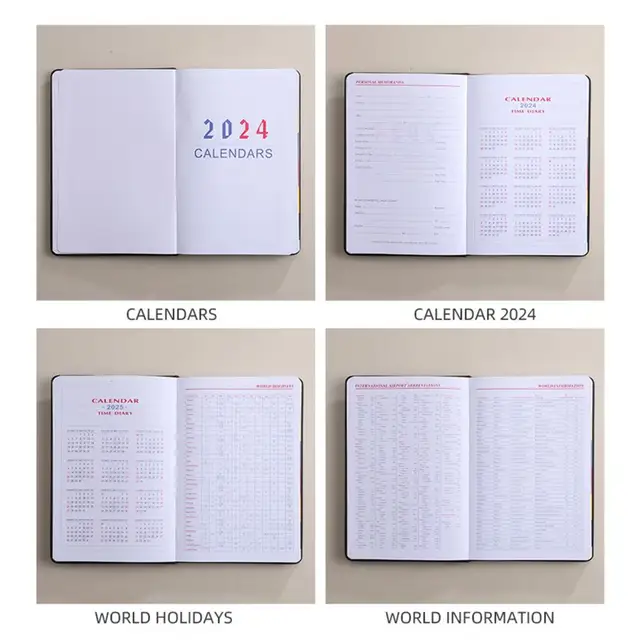 Agenda 2024, A5 2024 journal, jour par page, planificateur quotidien,  planifiez votre année de janvier 2024 à décembre 2024 avec coloré onglets  mensuels, boucle pour stylo et poche arrière (Rouge) : :  Fournitures de bureau