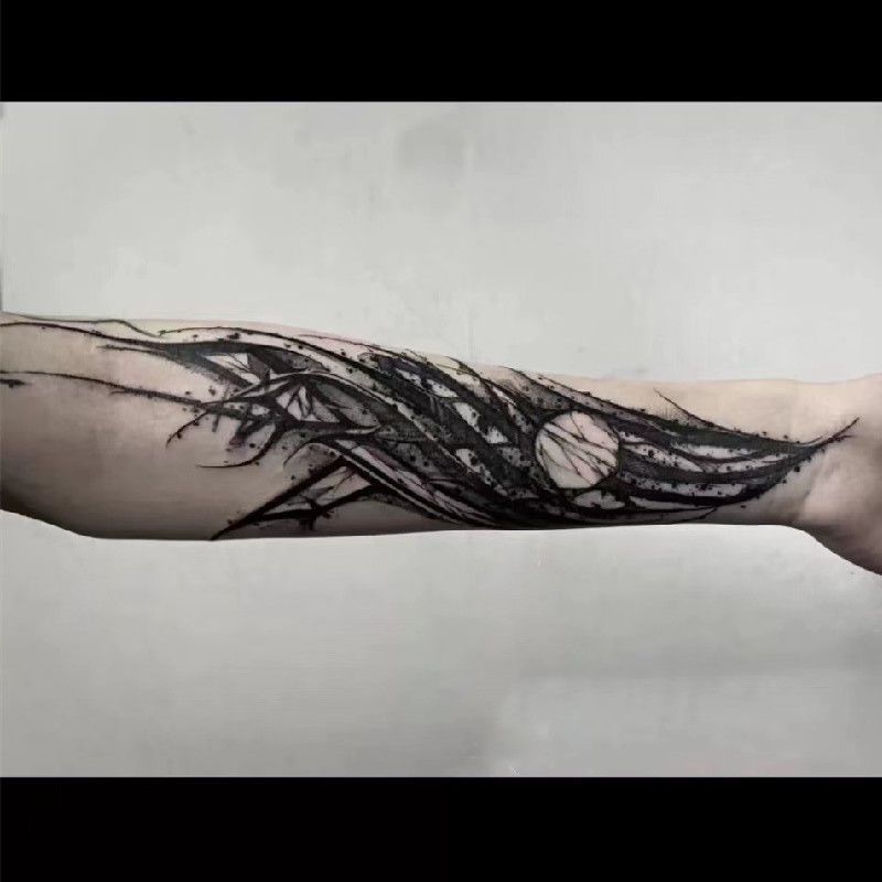 Kräuter Engel Temporäre Tattoos für Frauen Mann Punk Fake Tattoo Dauerhafte Arm Kunst Aufkleber Wasserdichte Flügel Tatuajes Temporales – Detail 9